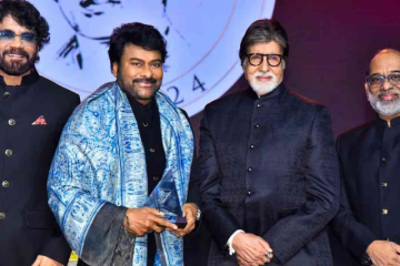 Chiranjeevi receives the ANR National award