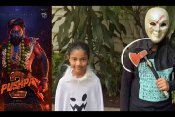 Allu Arjun’s Son Ayaan Picks Up ‘Pushpa’ Axe For Halloween