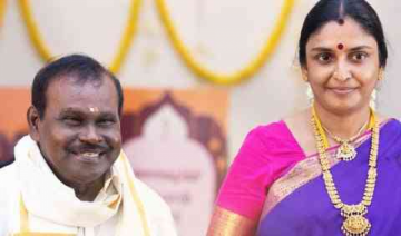 George Maryan and Indumathi Manikandan onboard Pradeep Ranganathan's Dragon