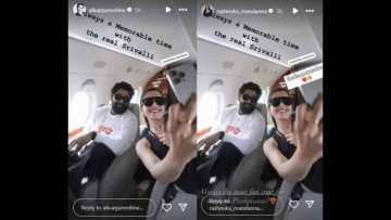 Allu Arjun Shares A Selfie With ‘Real Srivalli’ Rashmika Mandanna