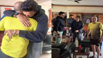 Kichcha Sudeepa Pays A Visit To Shivarajkumar Ahead Of His Surgery in Miami
